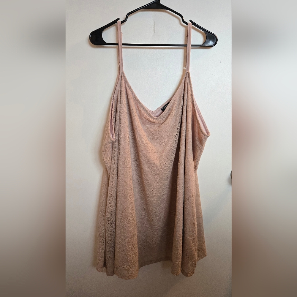 Torrid Women's Blush Lace Cami Tank Top